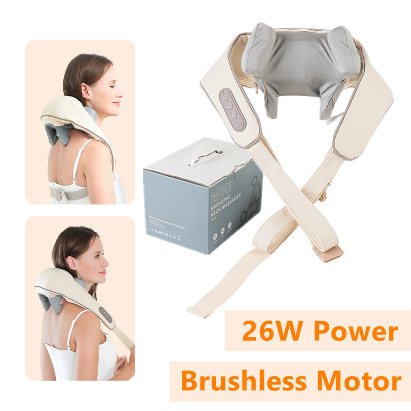 Massageador Elétrico Cervical e Trapézio Foreverlily – Alívio Premium, no Ritmo da Sua Rotina 🔥